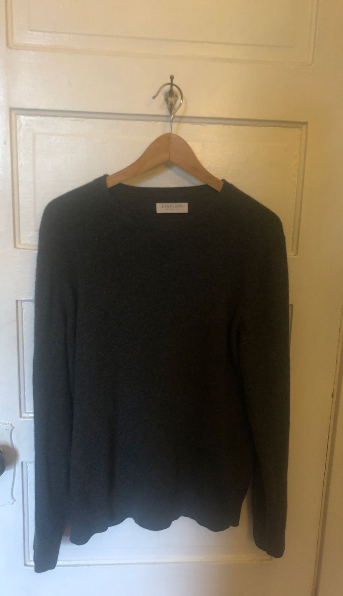 100% cashmere men’s Everlane sweeter Sz large