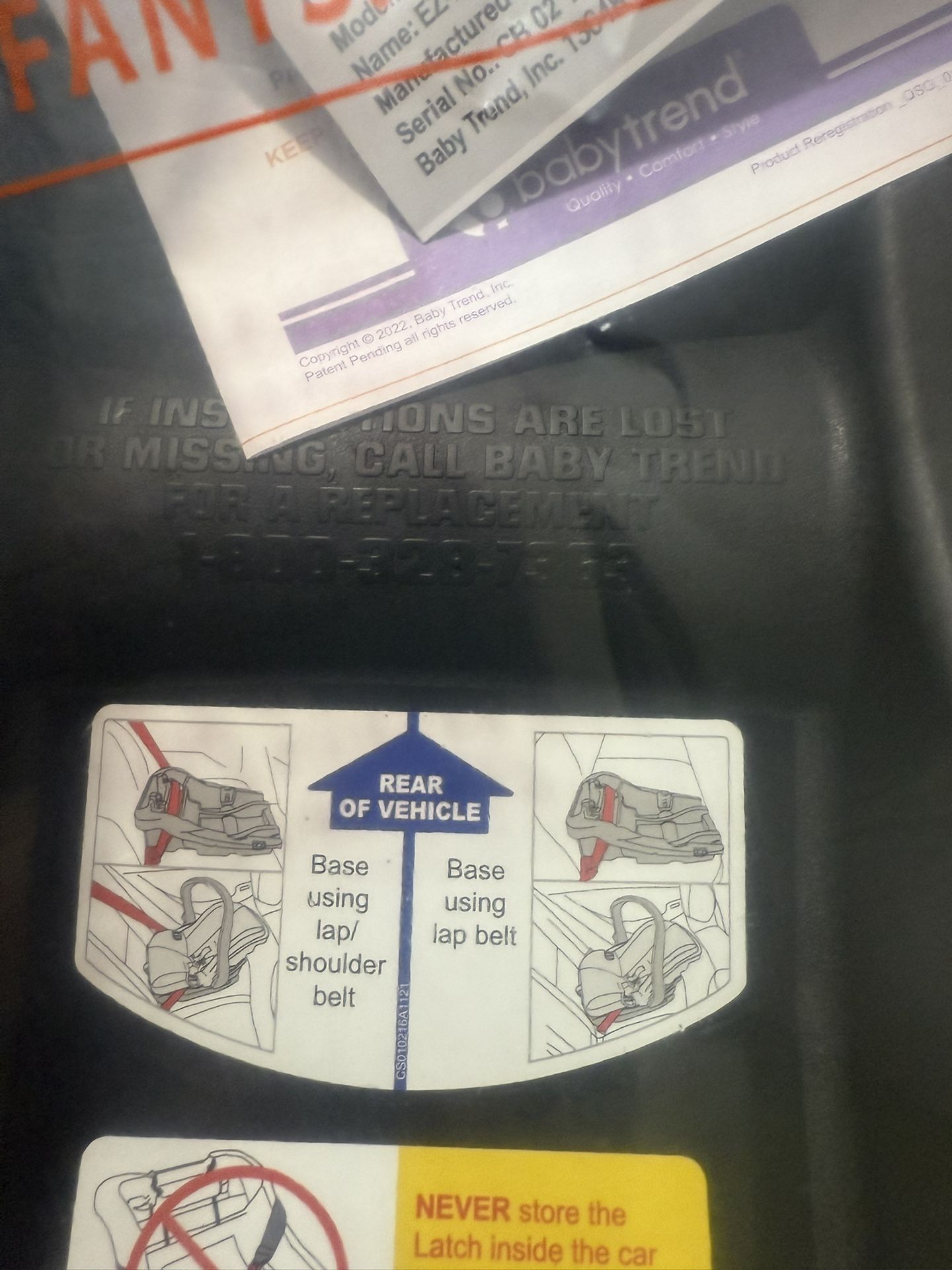 Car Seat Base 