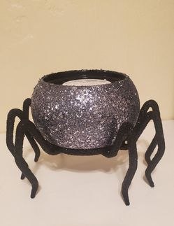Bath and Body Works Glitter Spider Candle Holder
