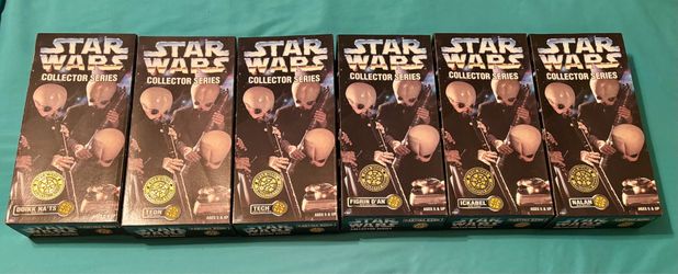 Star Wars Collector Series Cantina Band Complete Set 12" Figures - NISB