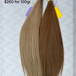 High Quality Human Hair. Bulk Hair Extensions. 