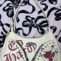 Leather Ed Hardy Bag 
