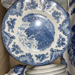 Johnson Bro Old Britain Castle Rare Plate 