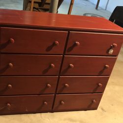 Wood 8-Drawer Dresser 