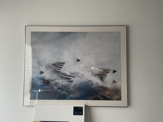 Framed Large Abstract Art Print