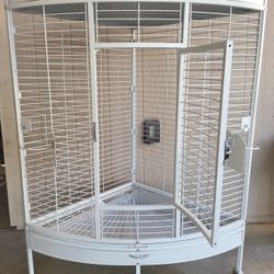 Parrot Cage Built For Corner