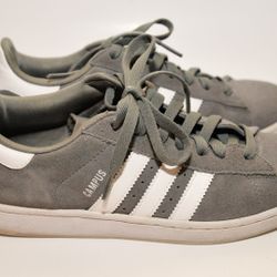 Adidas campus gray suede sneakers Size 8