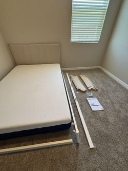 Full Bed Frame With Mattress