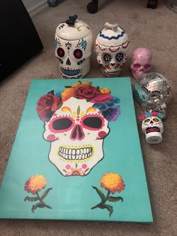 Sugar skulls decor
