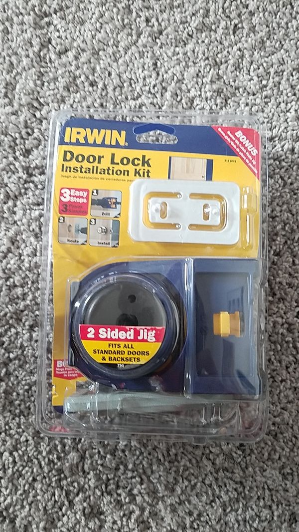 Irwin Door Lock Installation Kit Jig 311001 For Sale In Kent Wa