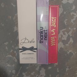 3 NEW unopened and unused Travel Size Perfumes