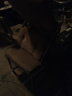 Table and chairs .