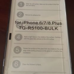 Glass Screen Protector iPhone 6/7/8 Plus 
