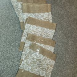 6 LACE Table Runners