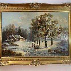 Oil painting on canvas by Gene Parkhurst
