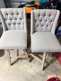4 high bar chairs