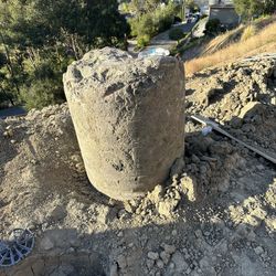 Blue Granite Rock Core