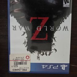 World War Z – PS4 – Great Condition