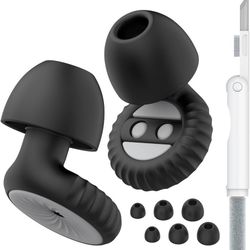 new Ear Plugs for Sleeping, Reusable Silicone Earplugs with Cleaning Pen for Concerts, Festivals, Snoring Block, Focus, Work,Study, Travel, Noise Sens