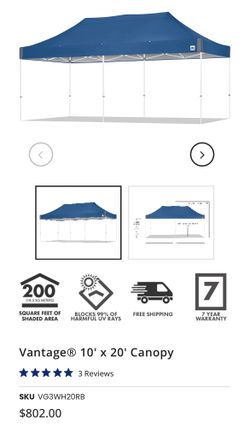 Ezup Vantage Blue Or Gray Top 10by 20