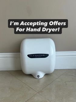 100% Working Xlerator Excel Hand Dryer (PickUp Today)