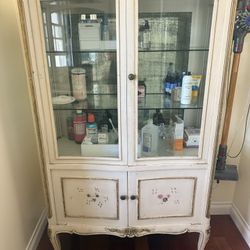 Vintage Armoire With Lights 