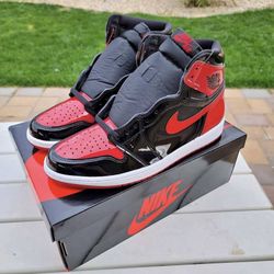 Jordan 1 Patent Breds (size 11)
