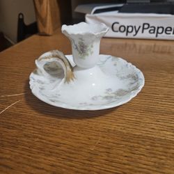 Haviland Limoges Candle Holder Vintage 
