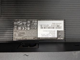 Pair of Acer LED Backlight Monitor