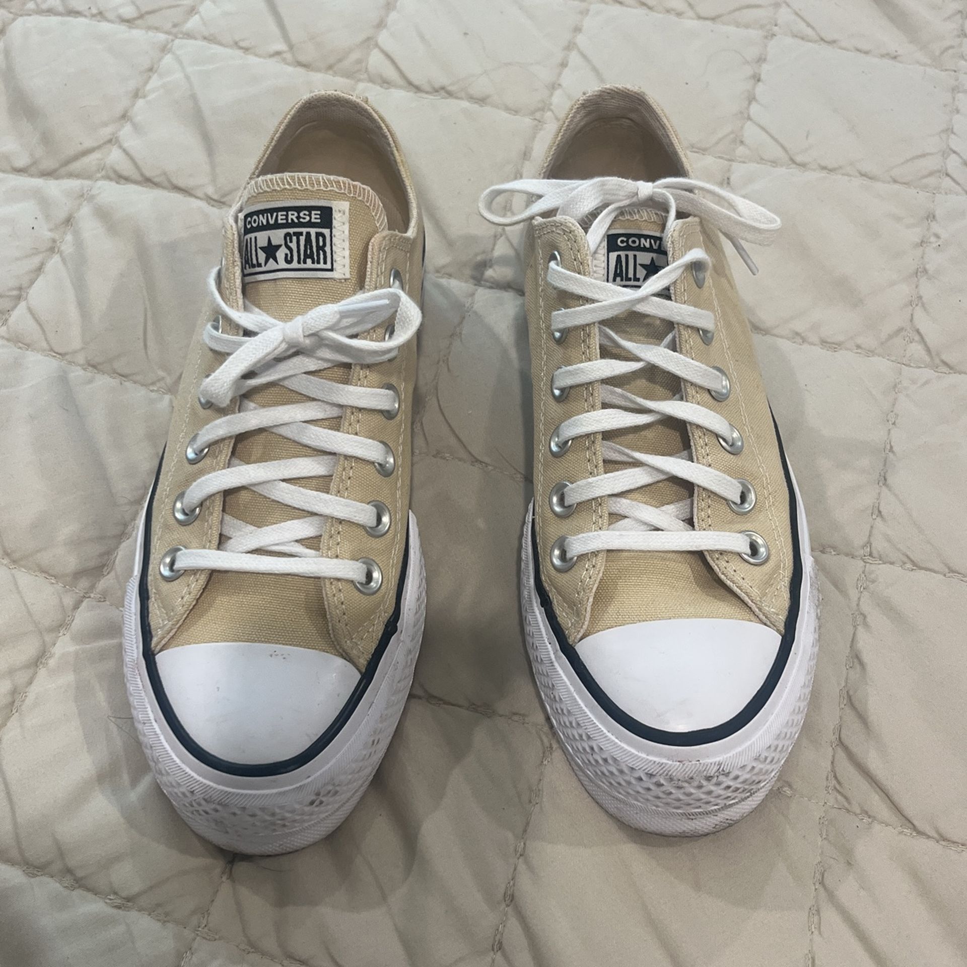 Beige Converse