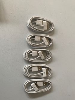 Generic iPhone Sync Cable for iphone 4 4s - New, set of 5