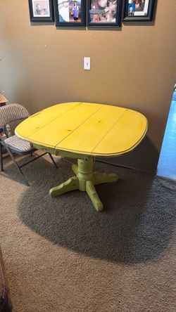 Solid antique kitchen table