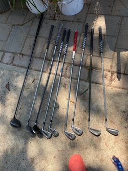 Mixed Set of Golf Clubs