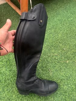 Ariat Black Leather Tall Riding Boot