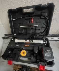 Cordless Grease Gun Kit with Case
