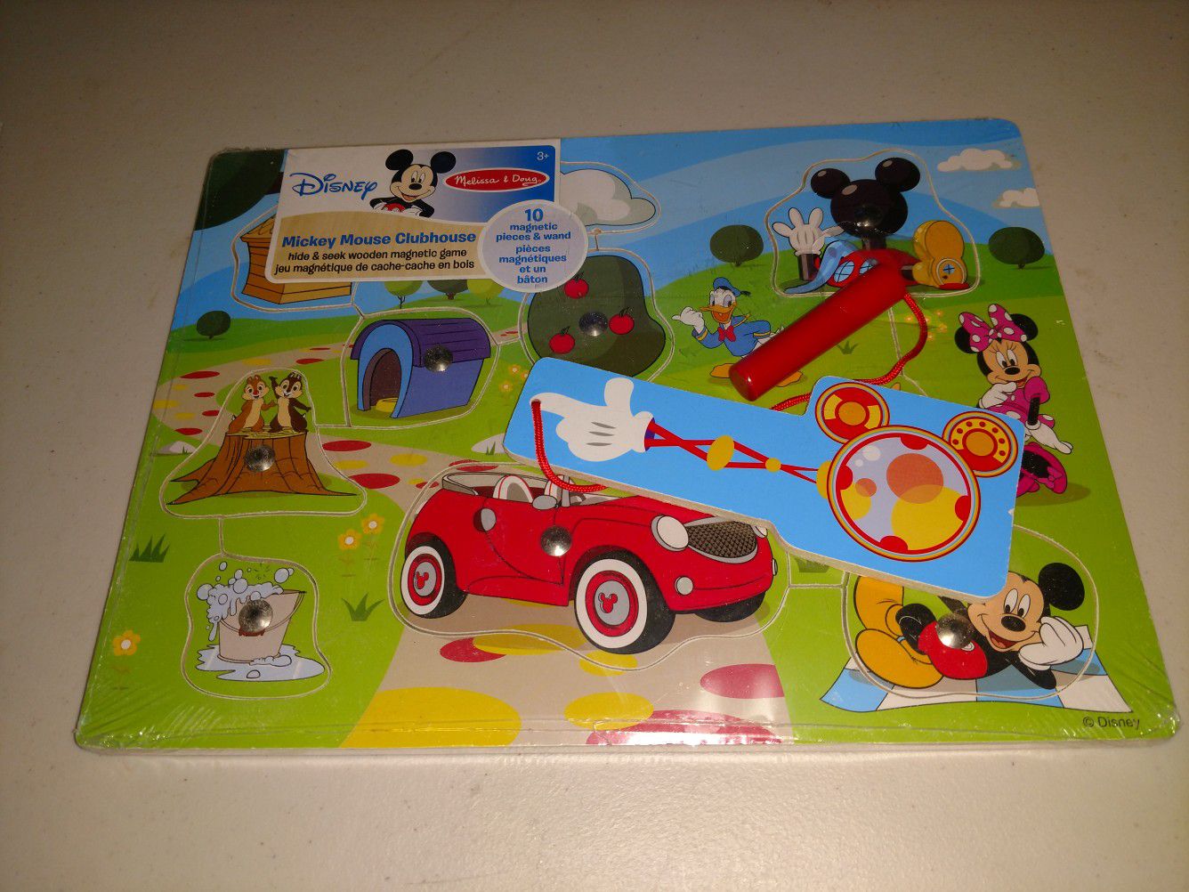 Disney Mickey mouse clubhouse magnetic magnet puzzle toy game