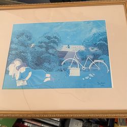 French Artist Berthine Marceau Framed Print 