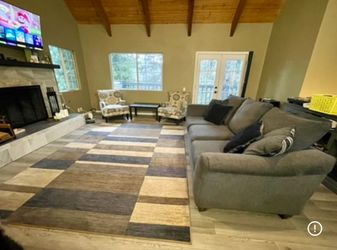 Living Room Set - Sofa, Area Rug, Coffee Table, Accent Chairs