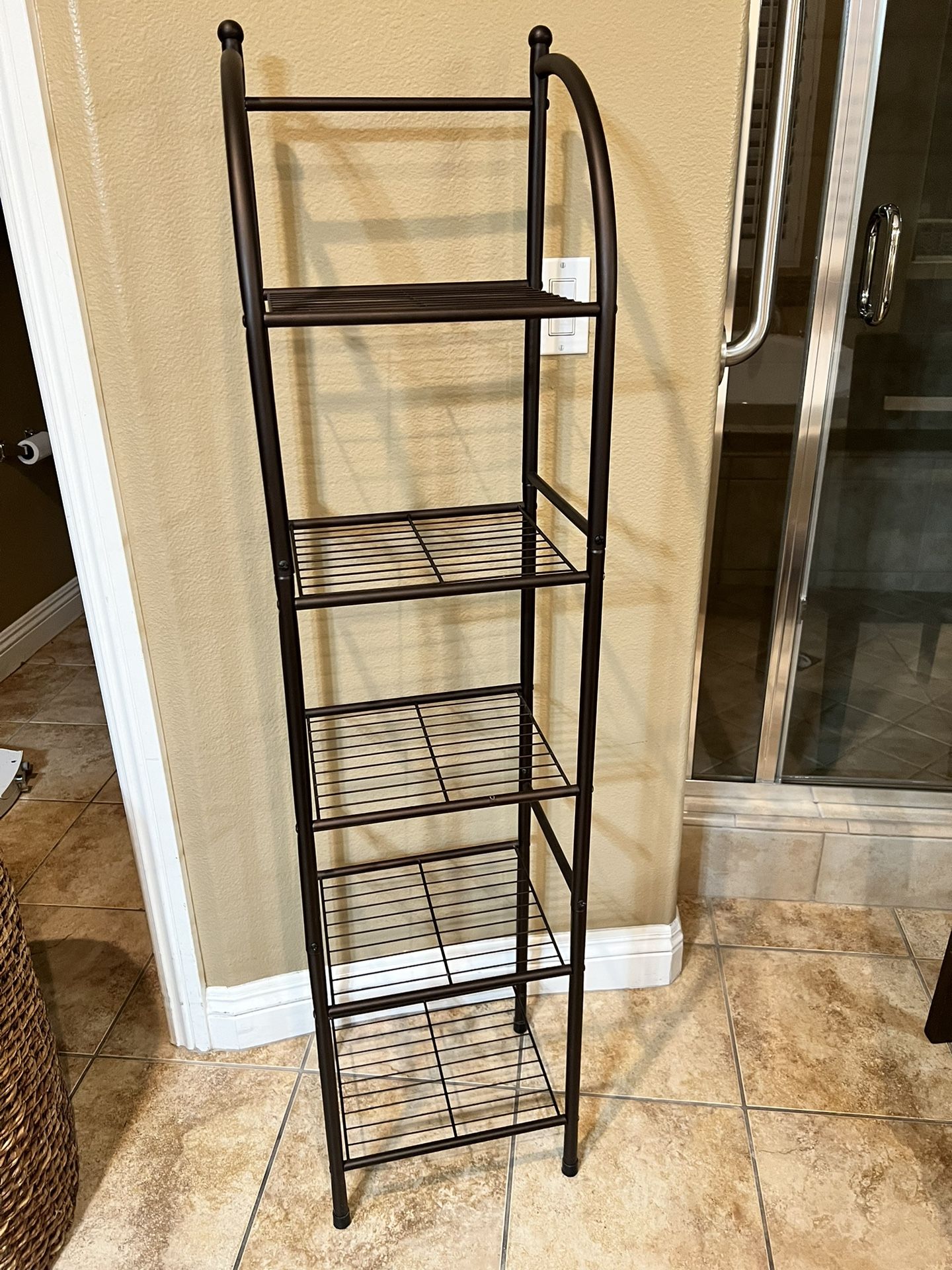 Shelving Units Multi-Purpose Bathroom Living Room Bedroom 5 Layers Floor Storage Shelf Bookshelf Flower Stand Finishing Rack,Storage Racks