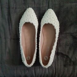 White Flat Shoes