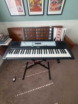 Yamaha Electric Keyboard with Stand