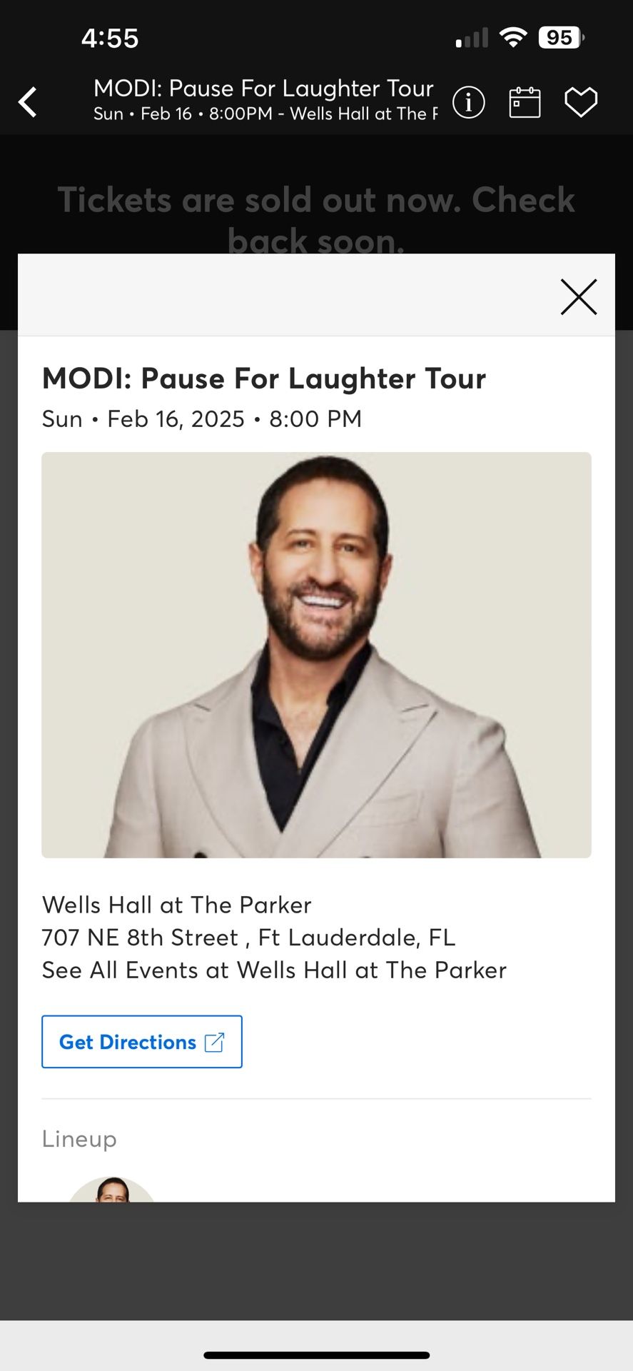 Three Tickets For Tonigh