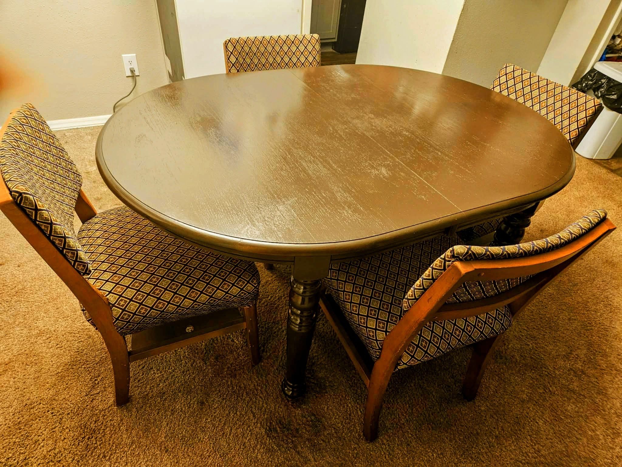 Table and chairs