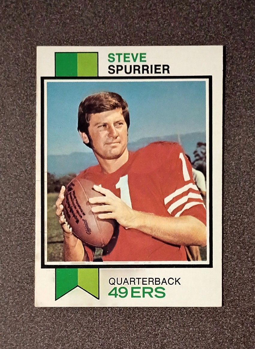 1973 Topps Steve Spurrier San Francisco 49ers #481 Football Card Vintage Collectible Sports NFL