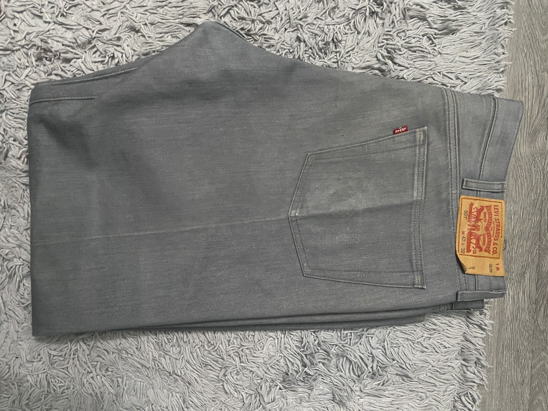 Grey 501s