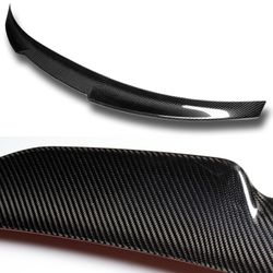 For 2017-2021 Audi A5 S5 Coupe V-Style Real Carbon Fiber Trunk Lid Spoiler Wing -(2-SPC-6312-CF