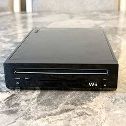 Nintendo Wii Black Console Only 