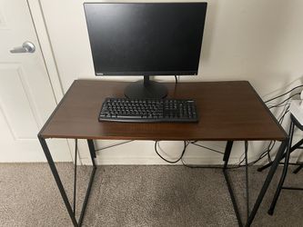 COMPUTER DESK & MONITOR FOR SELL!!