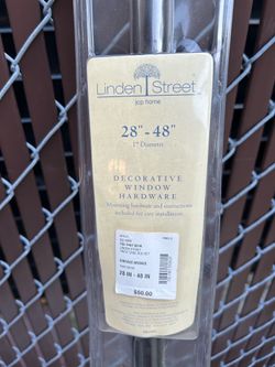 Linden Street curtain rod