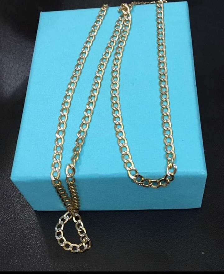 10k Solid gold chain cuban link